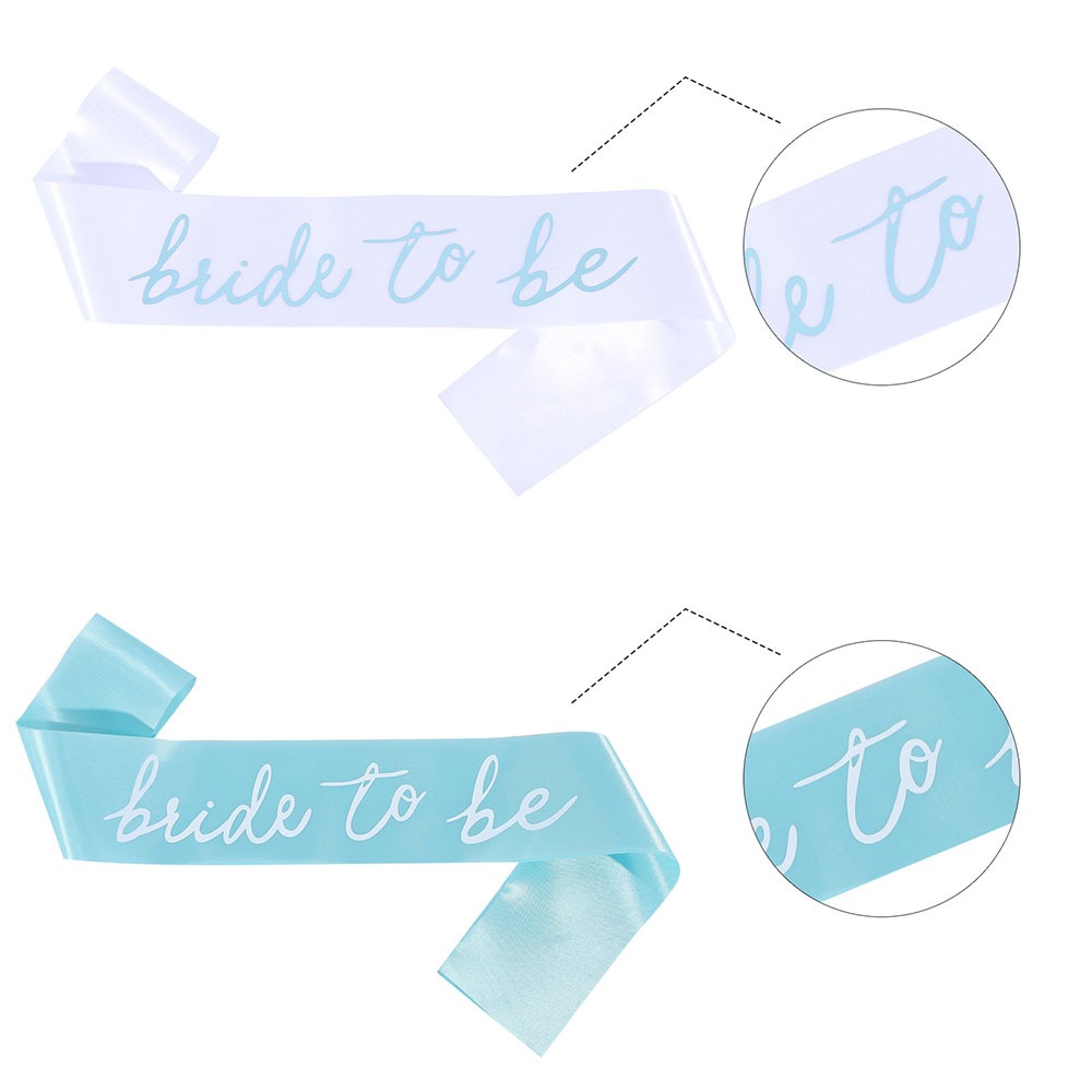2pcs Pearl Bride To Be Satin S - Bride Tribe Sash 评论和价格