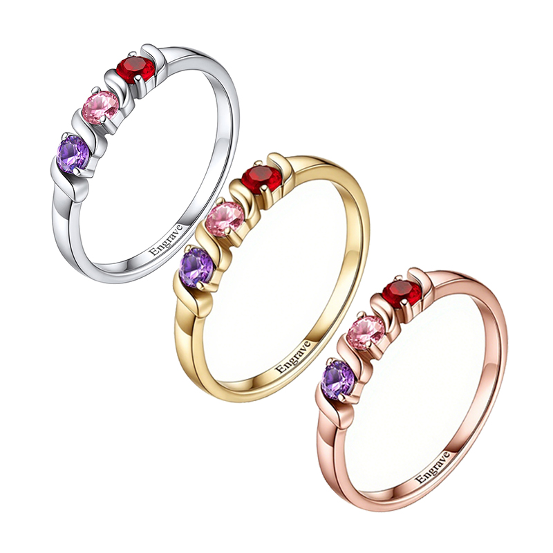 Personalized Names Ring with 1 - Wedding Zone 评论和价格