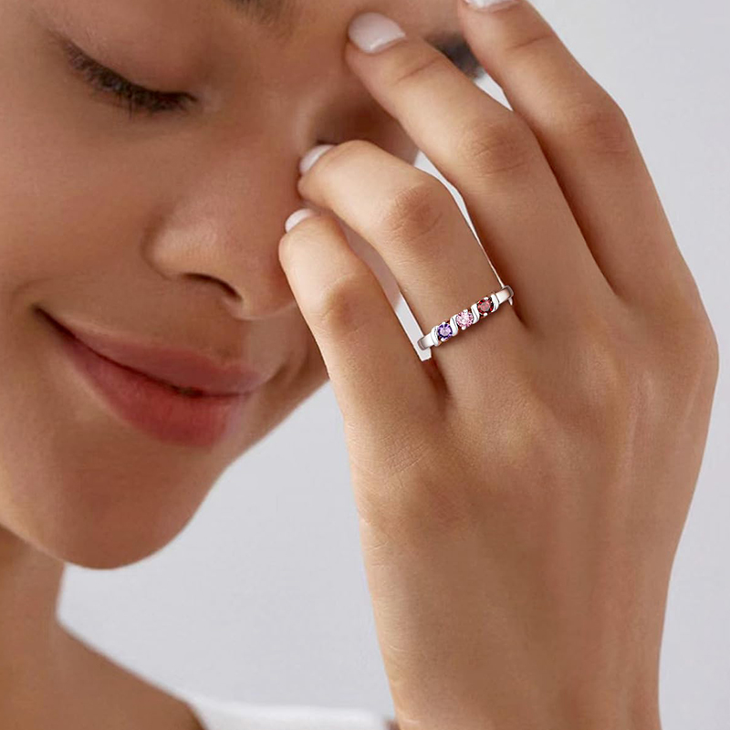 Personalized Names Ring with 1 - Wedding Zone 评论和价格