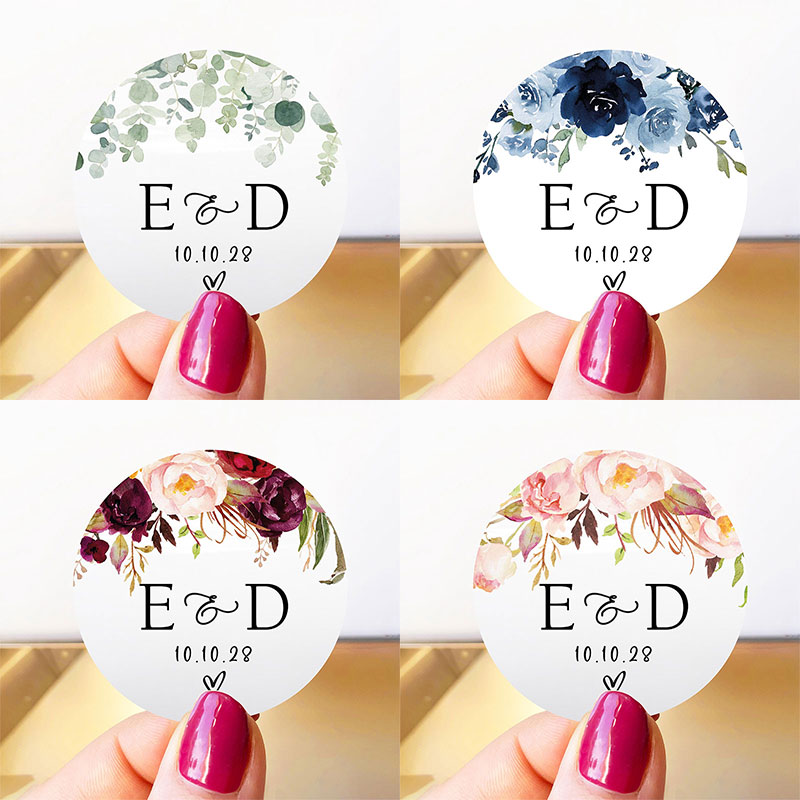 Personalized Floral Monogram W - Wedding Envelopes 评论和价格