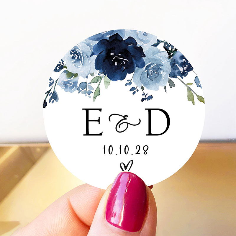 Personalized Floral Monogram W - Wedding Envelopes 评论和价格