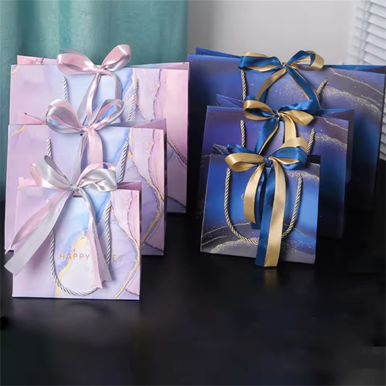24pcs Paper Wedding Party bag  - Wedding Package Gold 评论和价格