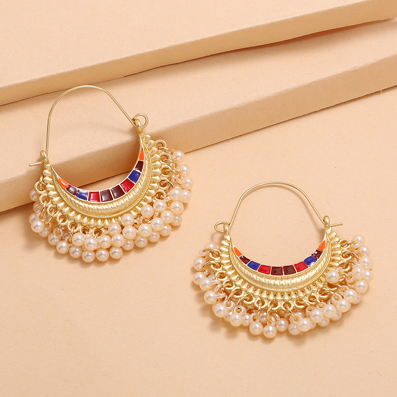 Indian Jhumka Ear Rings For Wo - Indian Wedding Supply 评论和价格