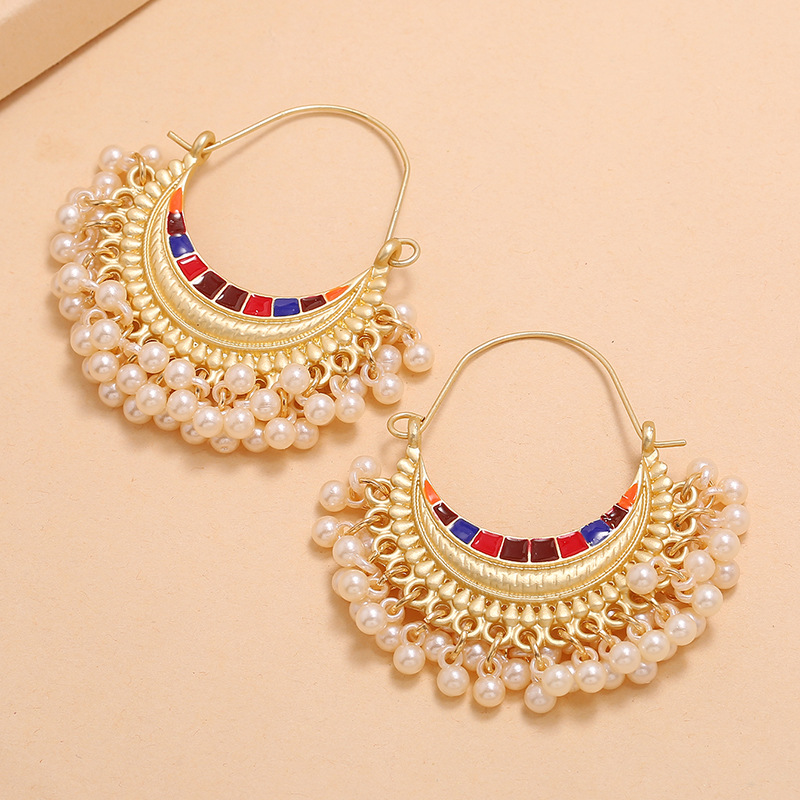 Indian Jhumka Ear Rings For Wo - Indian Wedding Supply 评论和价格
