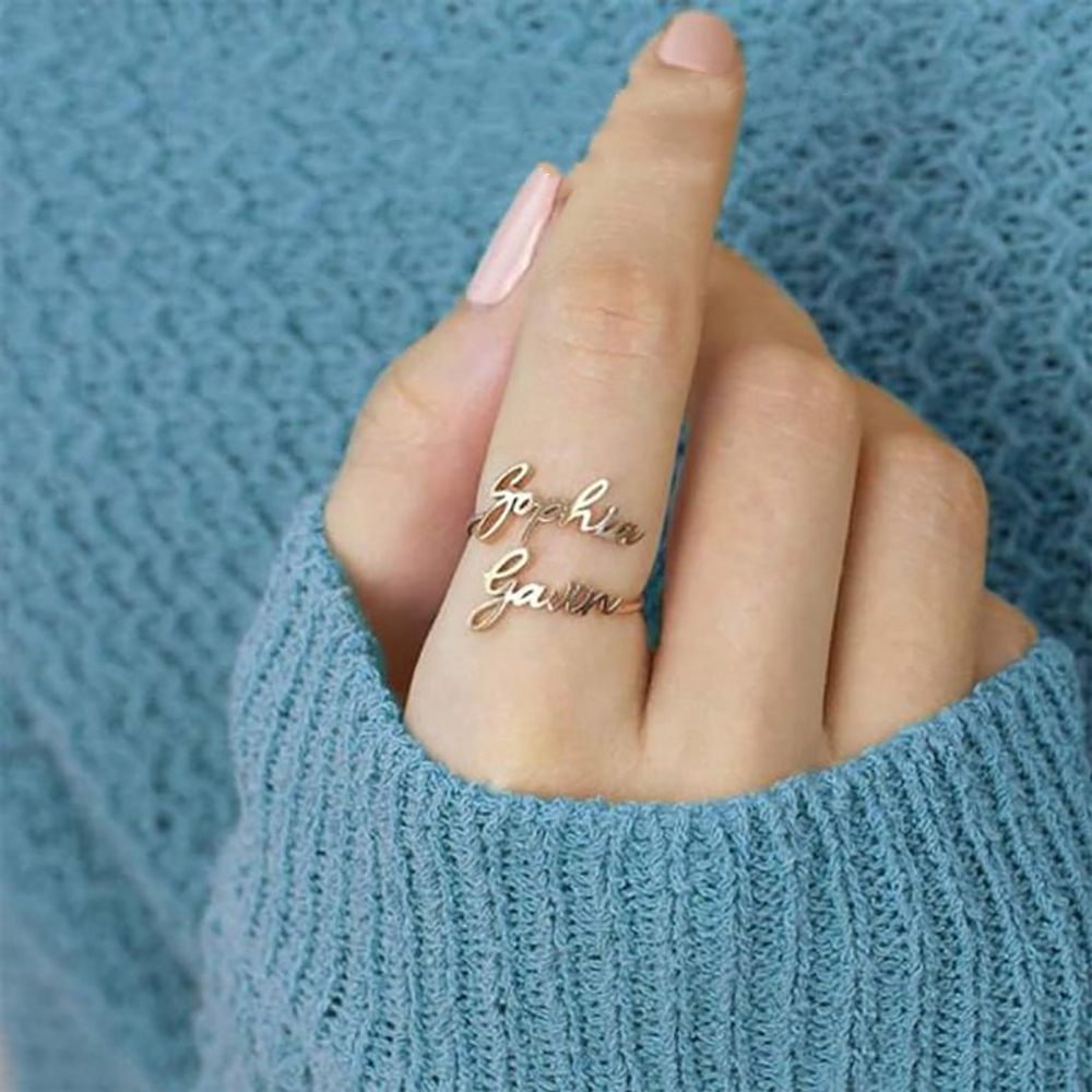 Personalized Custom  Name Ring - Wedding Zone 评论和价格