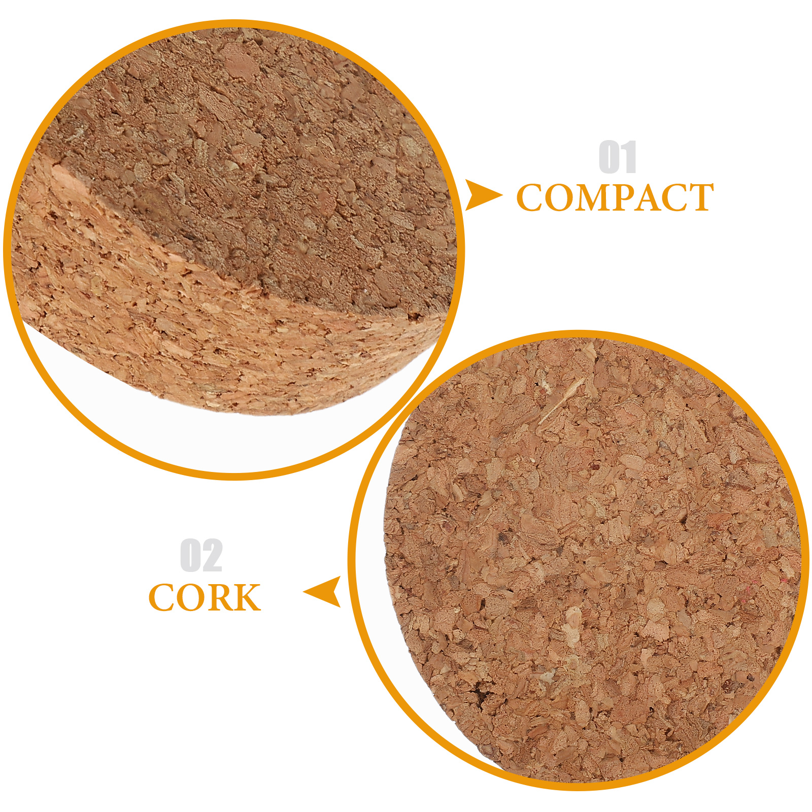 6 pcs Cork Lids For Glass Flow - Flower Girl Basket 评论和价格