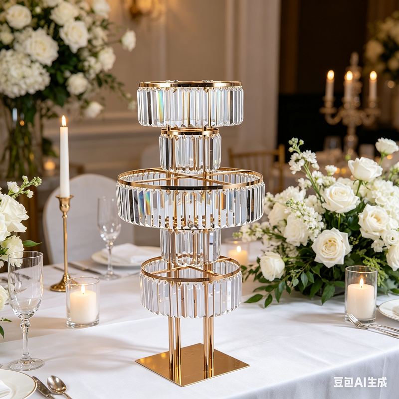 4 PCS Flower Rack Crystal Road - Wedding/Event Supply Store 评论和价格