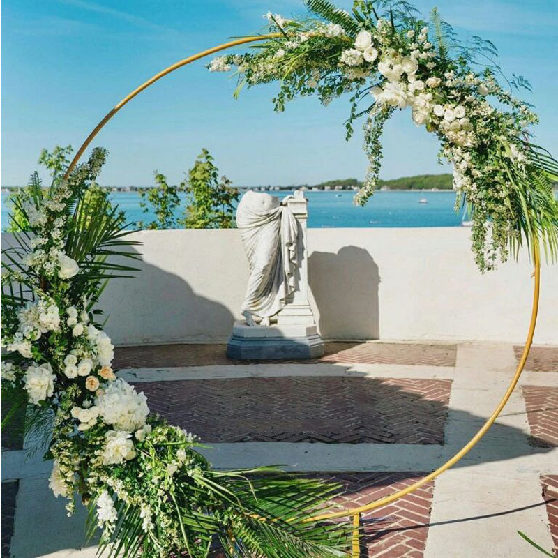 Wedding Arch Stand Round Metal - Confetti Balloon Set 评论和价格