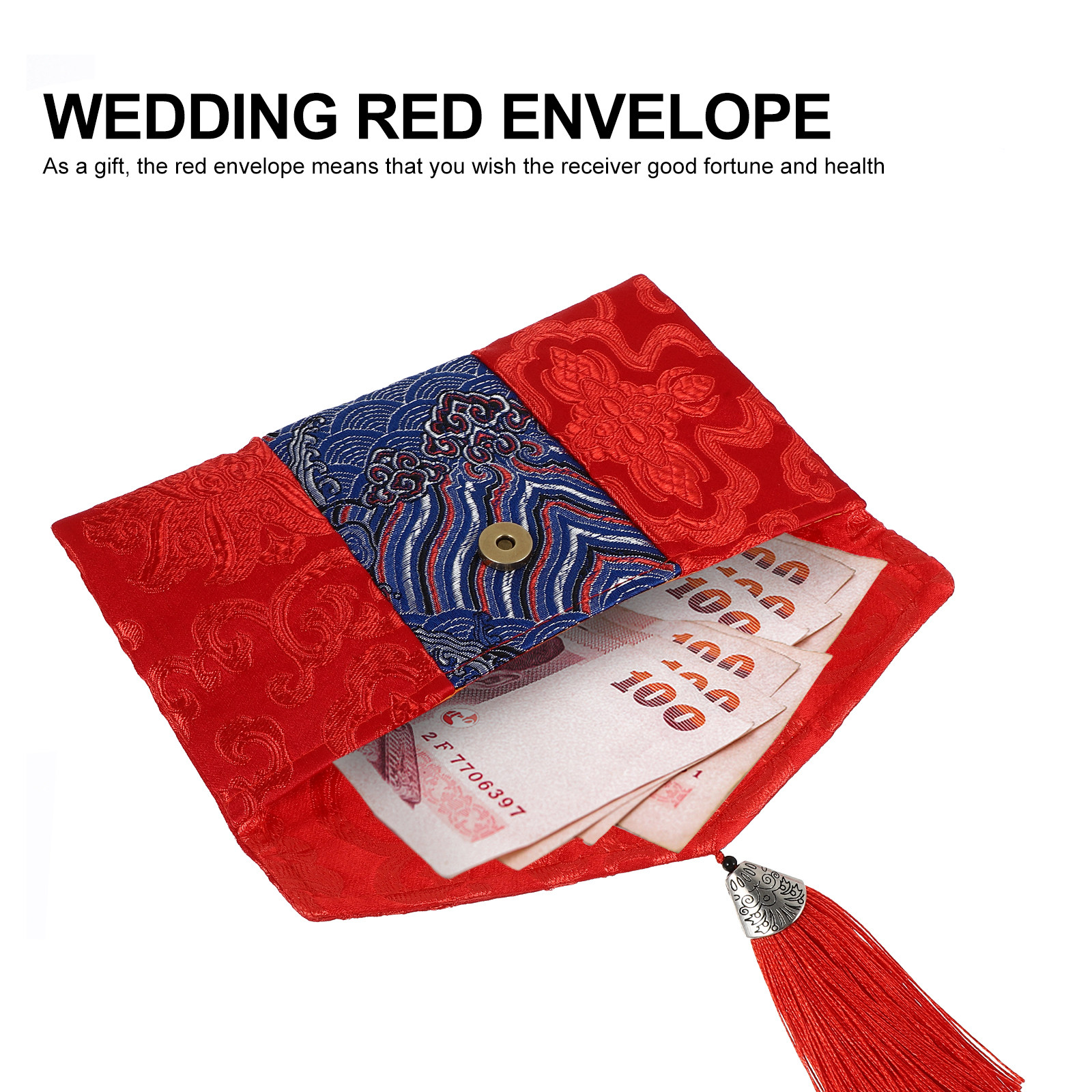 Fabric Red Envelope Brocade Lu - Wedding Solution 评论和价格