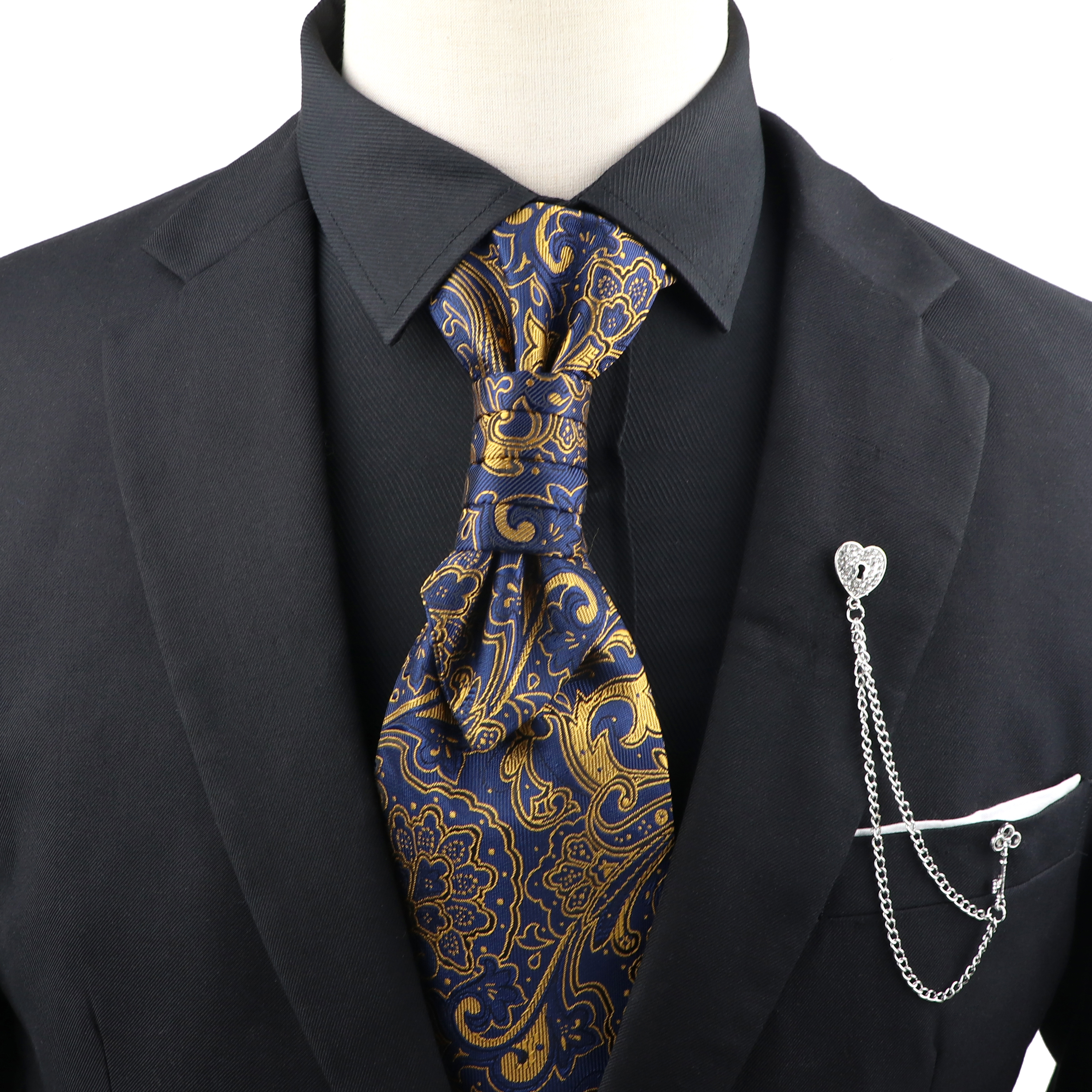 Fashion Gentleman Tassel Brooc - Suit Supply Wedding Party 评论和价格