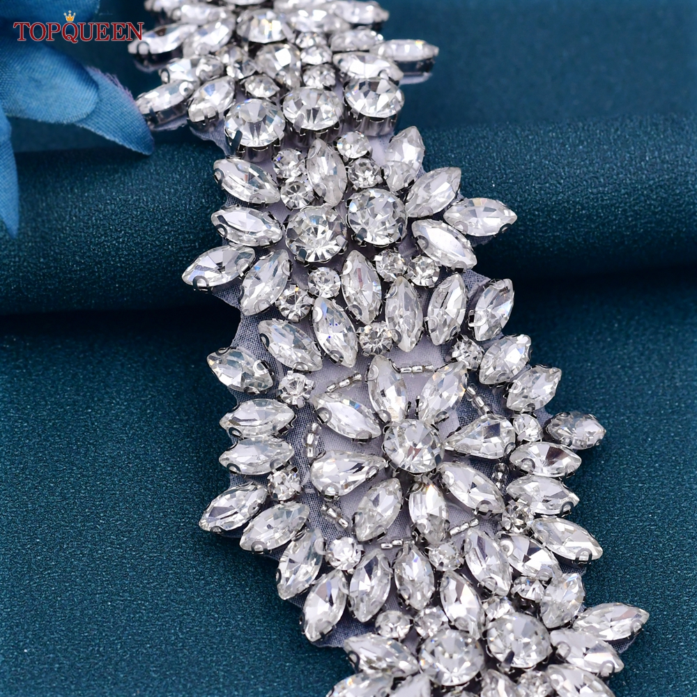 TOPQUEEN S319 Rhinestones Wedd - Bridal Sash Ribbon 评论和价格