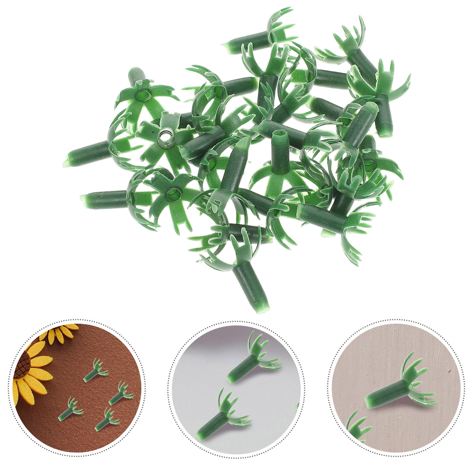 40Pcs Artificial Flower Calyxe - Wedding Decoration Supply 评论和价格