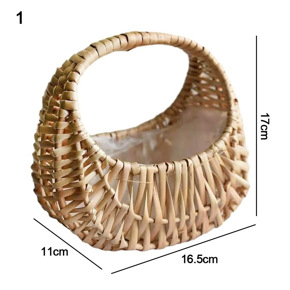 Willow Rattan Flower Girl Bask - Flower Girl Basket 评论和价格