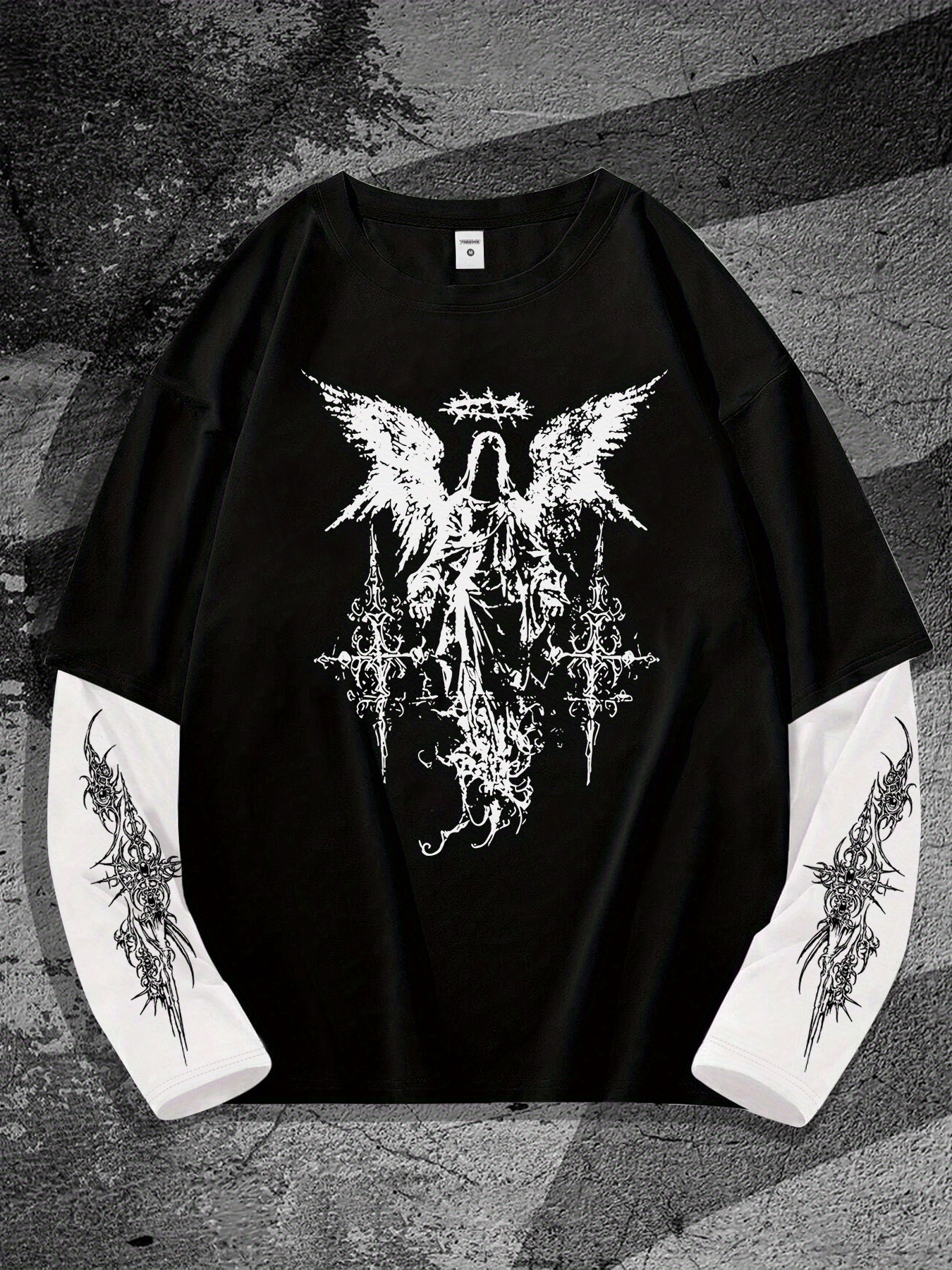 New men's long-sleeved T-shirt - Wedding Yes 评论和价格