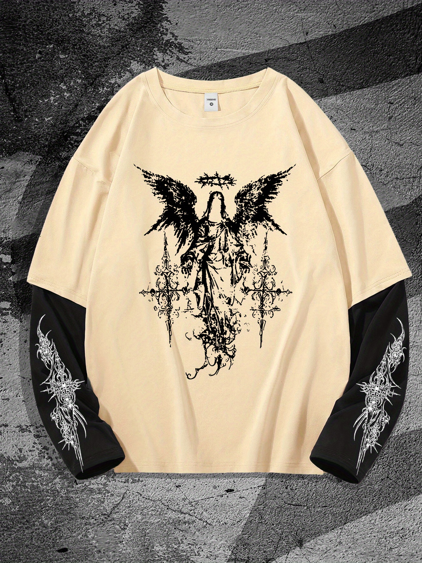 New men's long-sleeved T-shirt - Wedding Yes 评论和价格
