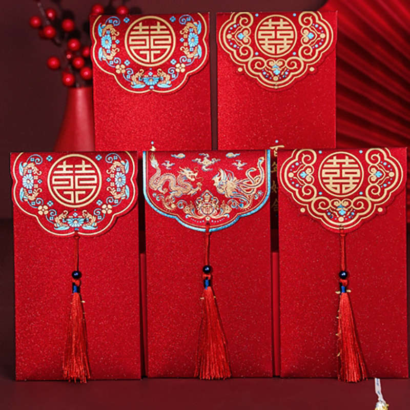 10pcs Traditional Chinese Wedd - Wedding Envelopes 评论和价格