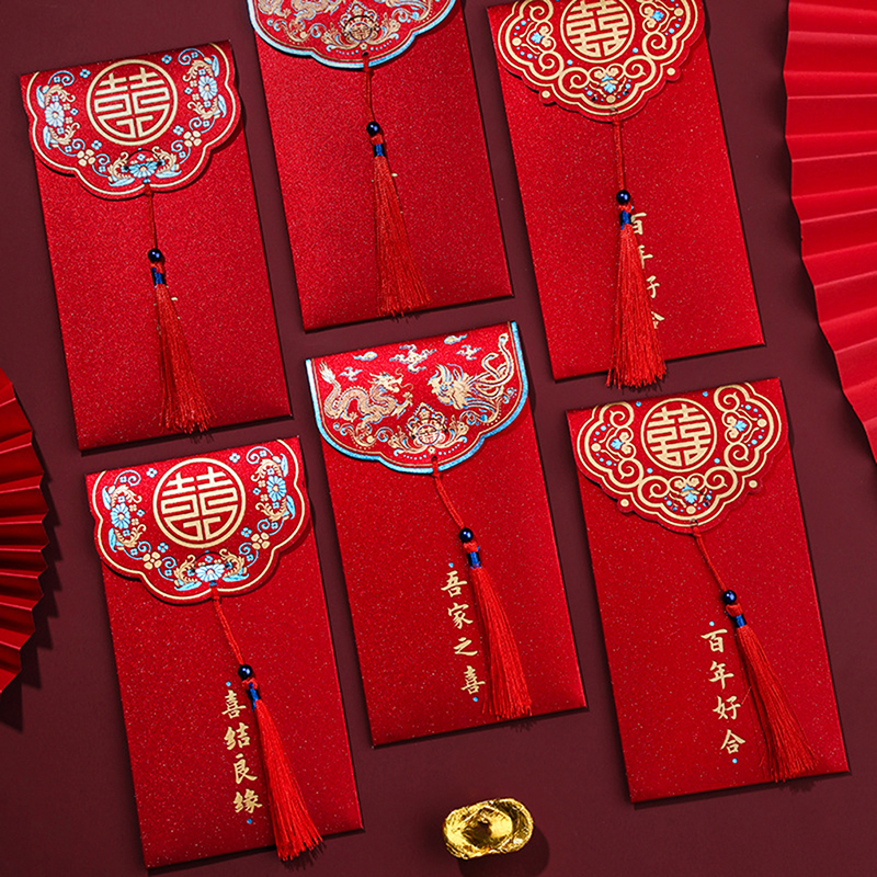 10pcs Traditional Chinese Wedd - Wedding Envelopes 评论和价格