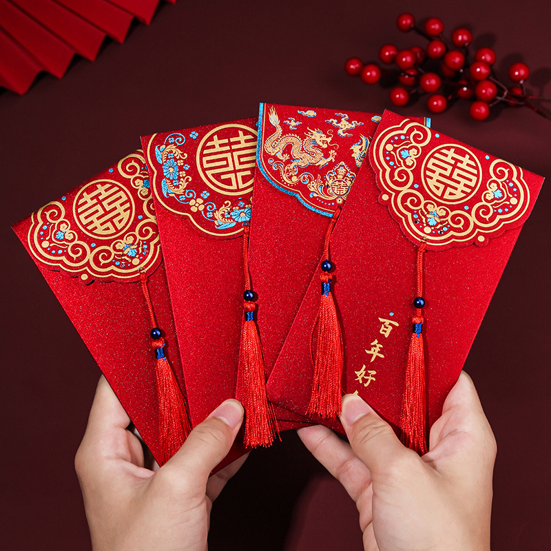 10pcs Traditional Chinese Wedd - Wedding Envelopes 评论和价格