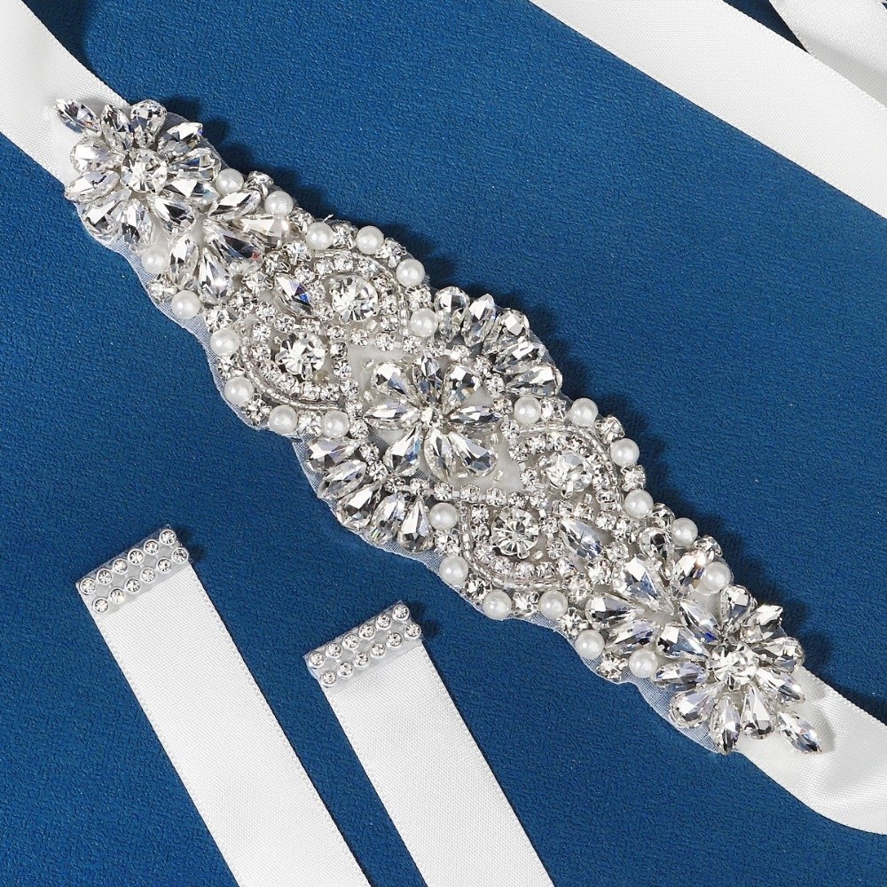 Fashion Ribbon Bridal Belt Lon - Bridal Sash Ribbon 评论和价格