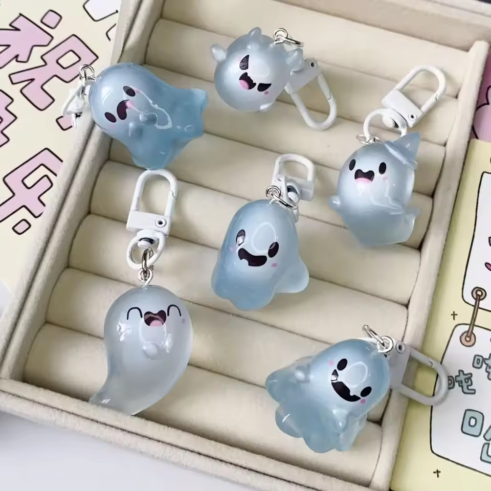 Halloween Jelly Ghost Keychain - Wedding Yes 评论和价格