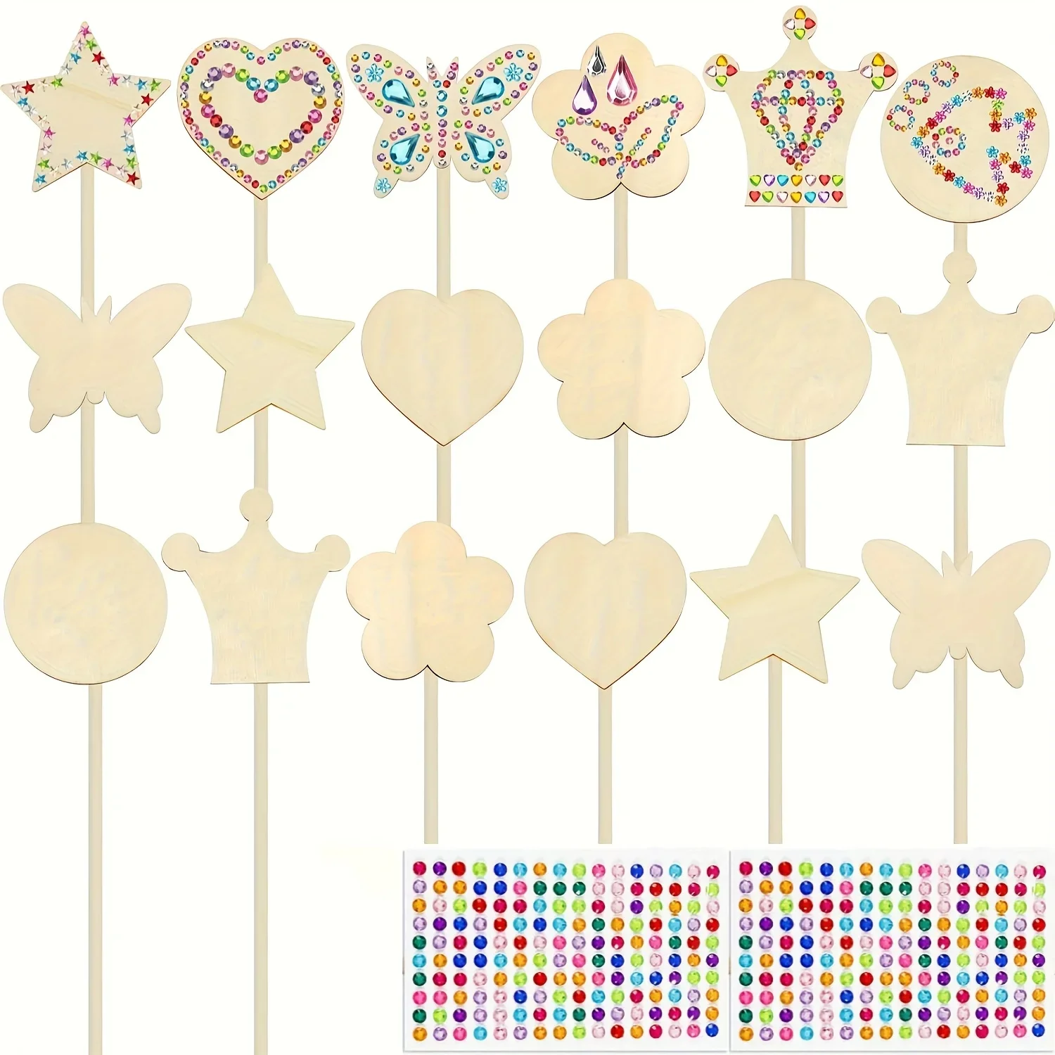 20Pcs Of Wooden Magic Wand Han - Suit Supply Wedding Party 评论和价格