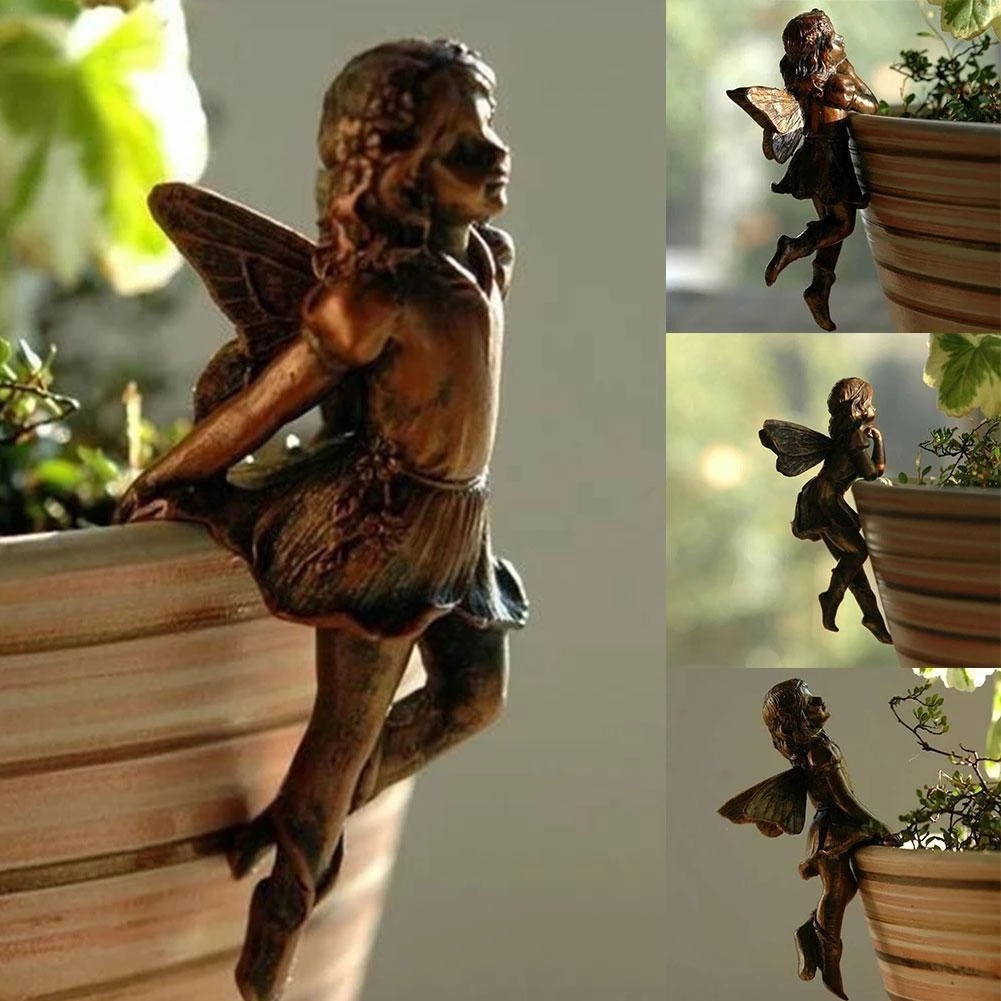 New Angel Girl Hanging Cup Res - Flower Girl Basket 评论和价格
